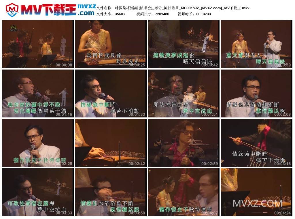 叶振棠-恨绵绵(演唱会)_粤语_流行歌曲_MC901892